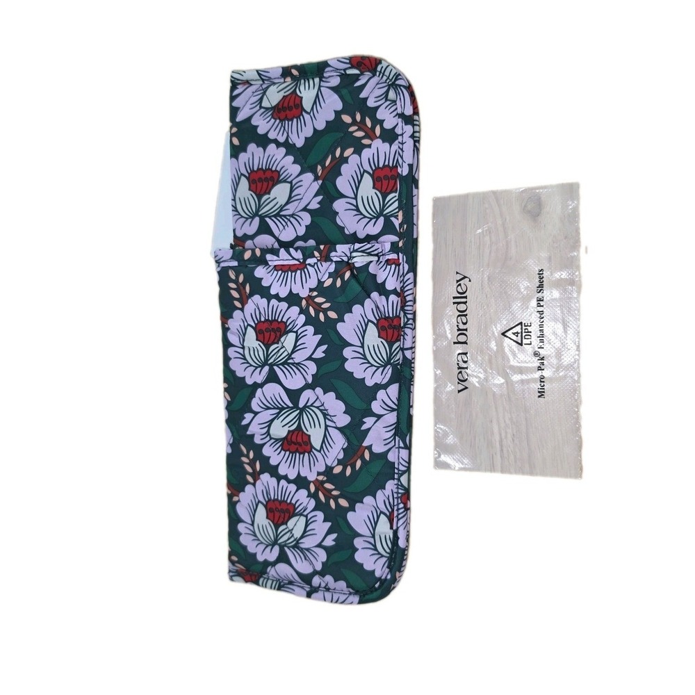 NWT Vera Bradley Curling & Flat Iron Cover Lotus Sea Moss